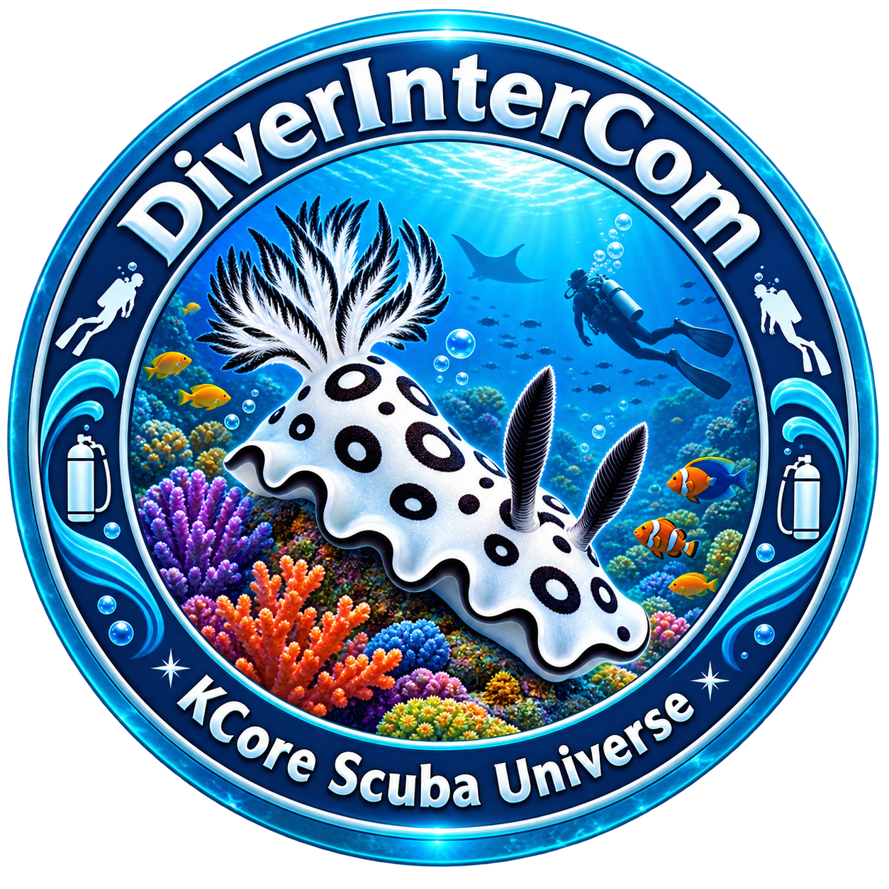 DiverInterCom KCore Scuba Universe logo